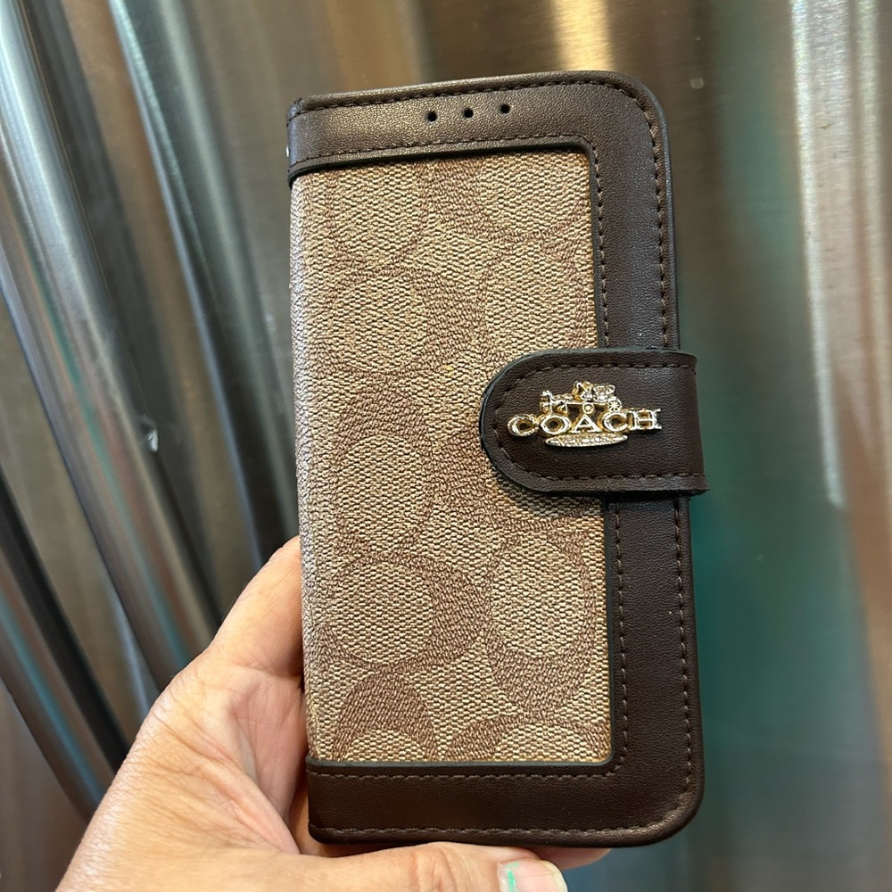 Coach Brown Phone Case
